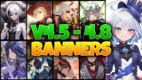 UPDATED!! Version 4.5-4.8 Banners Roadmap With RERUNS & MORE!! – Genshin Impact