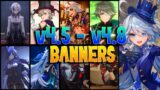 UPDATED!! Version 4.5 to 4.8 Banners Roadmap Including RERUNS – Genshin Impact