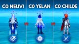 Who is BEST F2P HYDRO DPS ? Childe vs Neuvi vs Yelan!! [ Genshin Impact ]