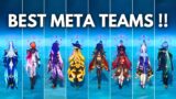 9 STRONGEST META Teams!! After Fontaine Release!! [ Genshin Impact ]