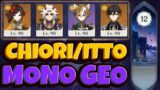 C0 Chiori / Itto Mono Geo Spiral Abyss Floor 12 [4.4] | Genshin Impact