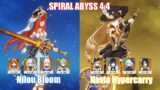C0 Nilou Bloom & C0 Navia Hypercarry | Spiral Abyss 4.4 | Genshin Impact