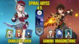 C6 Charlotte Oven & C6 Gaming Dragonstrike | Genshin Impact Spiral Abyss Version 4.5