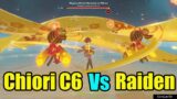 Chiori C6 Vs Childe & Raiden Genshin impact