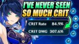 WHAT THE CRIT?? This Yelan Has ILLEGAL STATS in Genshin Impact | Xlice Reviews Viewer Builds
