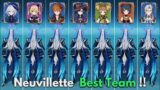 Best TEAMS for C0 Neuvillette? TEAM SHOWCASE ! [Genshin Impact]