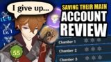 Doing EVERYTHING We Can To Save This Account! Genshin Impact Account Review