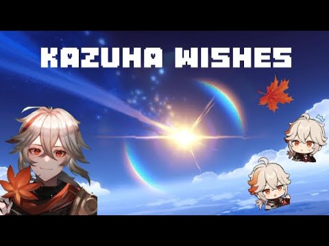 My painful Kazuha wishes on his rerun banner / Genshin impact - Genshin ...