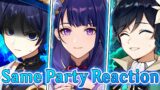What IF Genshin Characters ALSO Had Party Interaction Voice lines? | Nahida, Ei, Venti, Scaramouche