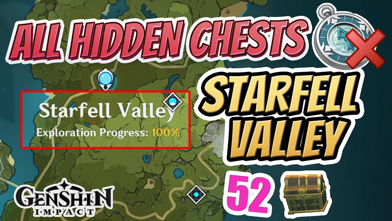 ALL HIDDEN STARFELL VALLEY CHESTS | GET 100% EXPLORATION QUICK ...