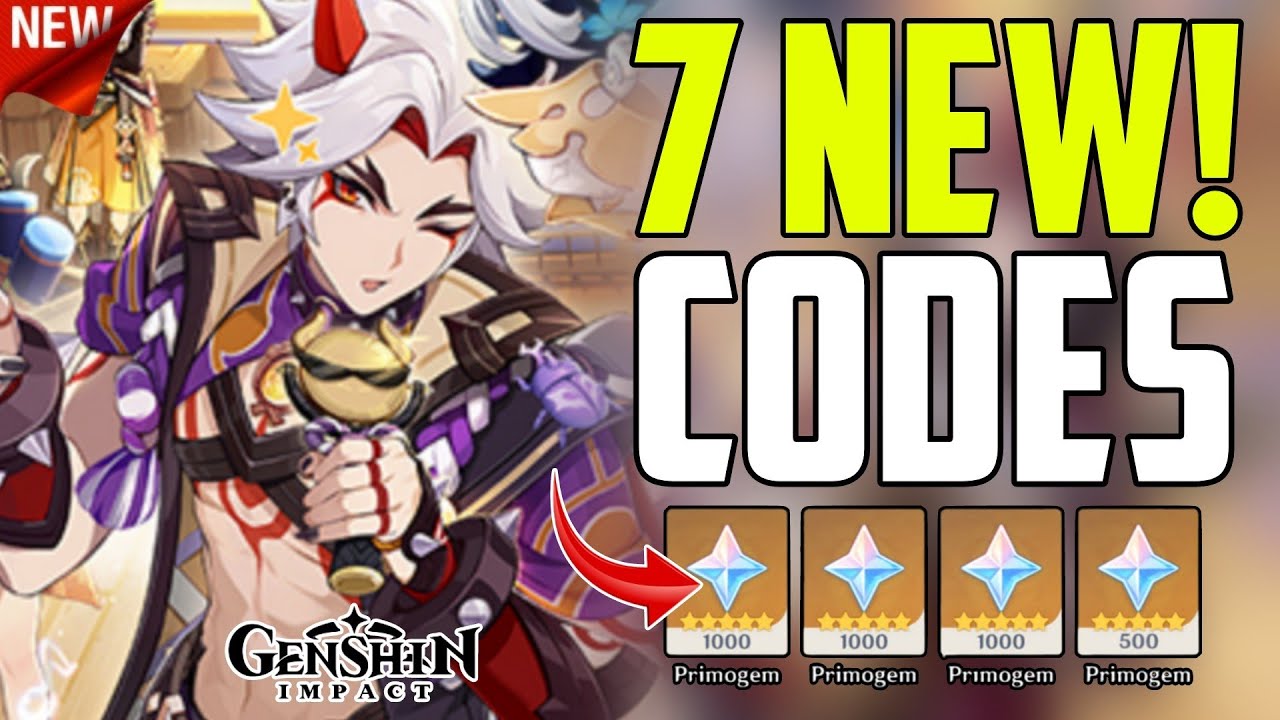 All New!! GENSHIN IMPACT REDEEM CODES 2024 GENSHIN IMPACT CODES 2024