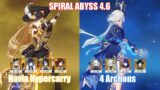 C0 Navia Hypercarry & 4 Archons | Spiral Abyss 4.6 | Genshin Impact