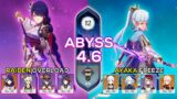 C0 Raiden Overload & C0 Ayaka Freeze | Spiral Abyss 4.6 | Genshin Impact