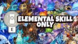 Deleting All Bosses In The Game With Elemental Skills Only | Genshin Impact