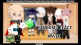 Fandoms react to Kaveh || part 5 (Genshin Impact) || gacha club || Mxonie