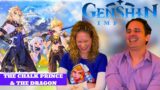 Genshin Impact The Chalk Prince & The Dragon Cutscenes Reaction