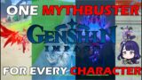 ONE MYTHBUSTER FOR EVERY CHARACTER 2 | Genshin Impact