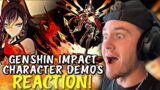 FIRST REACTION to All GENSHIN IMPACT Character Demos | Part 5!