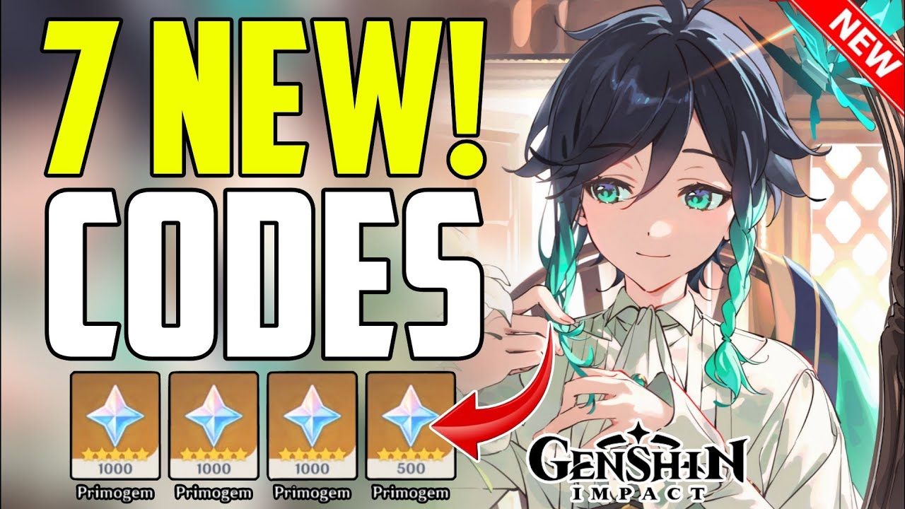 All New!! GENSHIN IMPACT REDEEM CODES 2025 GENSHIN IMPACT CODES 2025