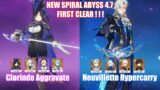 C0 Clorinde Aggravate & C1 Neuvillette Hypercarry | NEW Spiral Abyss 4.7 | Genshin Impact