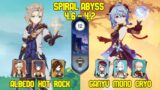 C2 Albedo Hot Rock & C0 Ganyu Mono Cryo | Spiral Abyss Version 4.7 – 4.6 | Genshin Impact