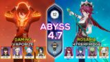 C6 Gaming Vaporize & C6 Rosaria Hyperfridge | Spiral Abyss 4.7 | Genshin Impact