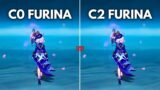 IS C2 Furina worth to pull !! C0 vs C2 Furina !? [ Genshin Impact ]