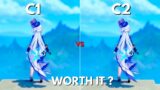Is C2 Furina Really Worth It?? C1 Vs C2 Comparison [Genshin Impact]
