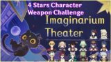 NEW Imaginarium Theater 4.7 – 4 Stars Character Weapon Full Star Clear Challenge | Genshin Impact