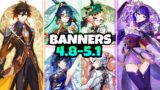 NEW UPDATE! Character Banner Roadmap for 4.8-5.1 along with reruns – Genshin Impact
