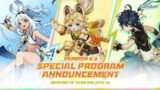 NEW UPDATE!! VERSION 5.0 SPECIAL PROGRAM ANNOUNCEMENT (Official) & What to Expect? -Genshin impact