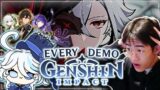 Anime Fans React To EVERY Genshin Impact Character Demo (4.8)