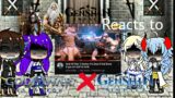 Genshin Impact reacts to Kratos vs Zeus and 7 other Videos |Genshin Impact reacts to Gow Ragnarok 4