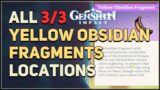 All Yellow Obsidian Fragment Locations Genshin Impact