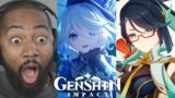 Anime Fan Reacts to EVERY Genshin Impact Character (Fontaine)