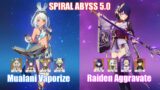 C0 Mualani Vaporize & C0 Raiden Aggravate | Spiral Abyss 5.0 | Genshin Impact