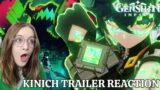 GENSHIN'S COOLEST TRAILER! | Character Trailer – “Kinich: Fiery Pursuit” REACTION | Genshin Impact