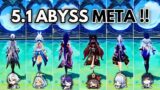 5.1 ABYSS !! WAIFU ONLY SHOWCASE [ Genshin Impact ]