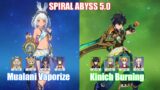 C0 Mualani Vaporize & C0 Kinich Burning | Spiral Abyss 5.0 | Genshin Impact