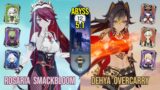 C6 Rosaria Smackbloom & C3 Dehya Overcarry | Spiral Abyss 5.1 | Genshin Impact