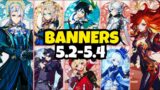 NEW UPDATE! 5.2-5.4 CHARACTER BANNER ROADMAP! META PYRO TRAVELER, CHRONICLED BANNER – Genshin Impact