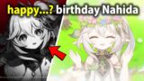 Nahida's Birthday is Almost Here and She Needs Our Help! (Genshin Impact)