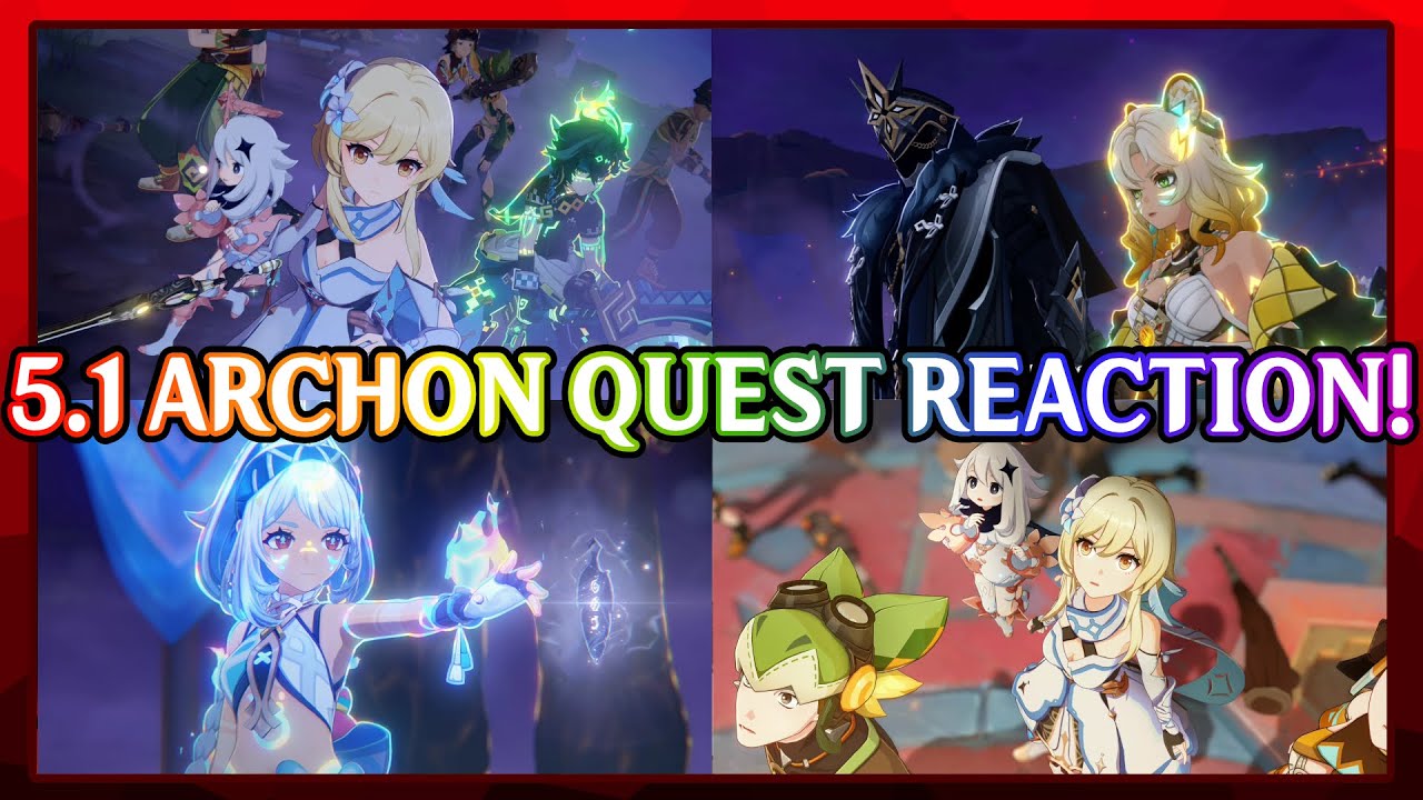 That was INTENSE! 5.1 Archon Quest Cutscene Reactions & The Natlan War ...