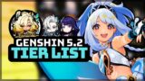 5.2 Pre-Mavuika TIER LIST – GENSHIN IMPACT