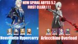 C1 Neuvillette Hypercarry & C0 Arlecchino Overload | NEW Spiral Abyss 5.2 | Genshin Impact