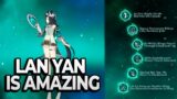 YOU WON’T BELIEVE WHAT THE FIRST ANEMO SHIELDER CAN DO! | LAN YAN FULL KIT – Genshin Impact