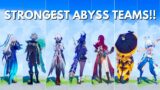 10 Strongest DPS Teams For Abyss !! Abyss Showcase [Genshin Impact]