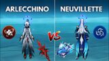 C1 Arlecchino vs C1 Neuvillette!! Watch Before Pulling Genshin Impact