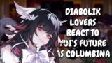 Diabolik Lovers React To Yui's Future As Columbina || Genshin Impact || Gacha React