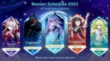 GENSHIN BANNER SCHEDULE FOR 2025! GET READY!! SKIRK, COLUMBINA! GENSHIN IMPACT